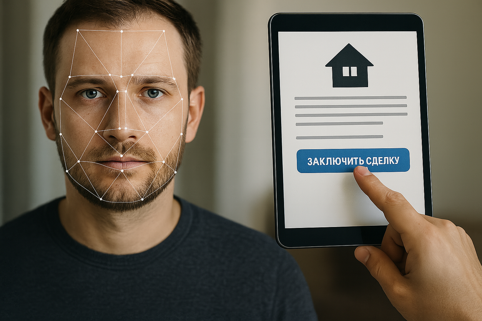 «Дистанционная сделка с недвижимостью с использованием биометрии и электронной подписи»