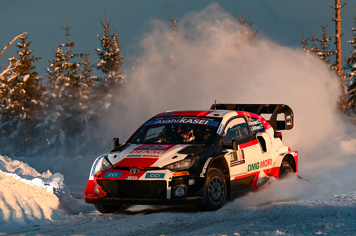 Калле Рованпера и Йонне Халттунен, Toyota GR Yaris Rally1, ралли Швеция 2022