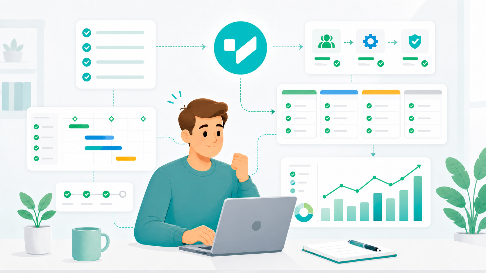 Систематизация проектов с помощью программы управления проектами Upservice