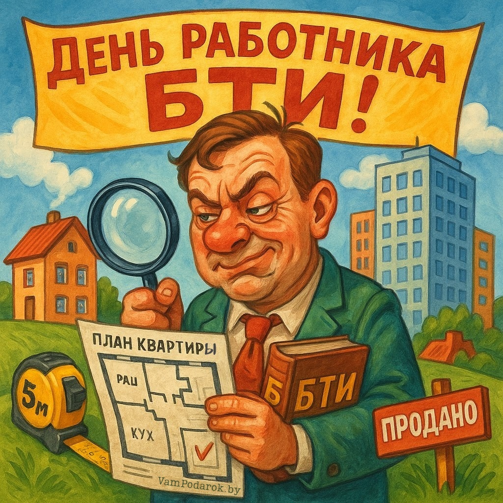 21 мая - День работника БТИ - открытка