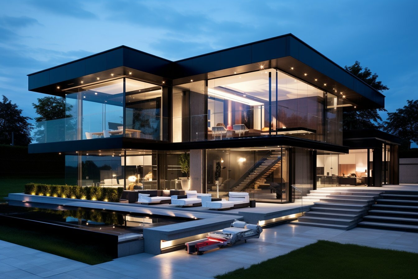 проект загородного дома с гаражом