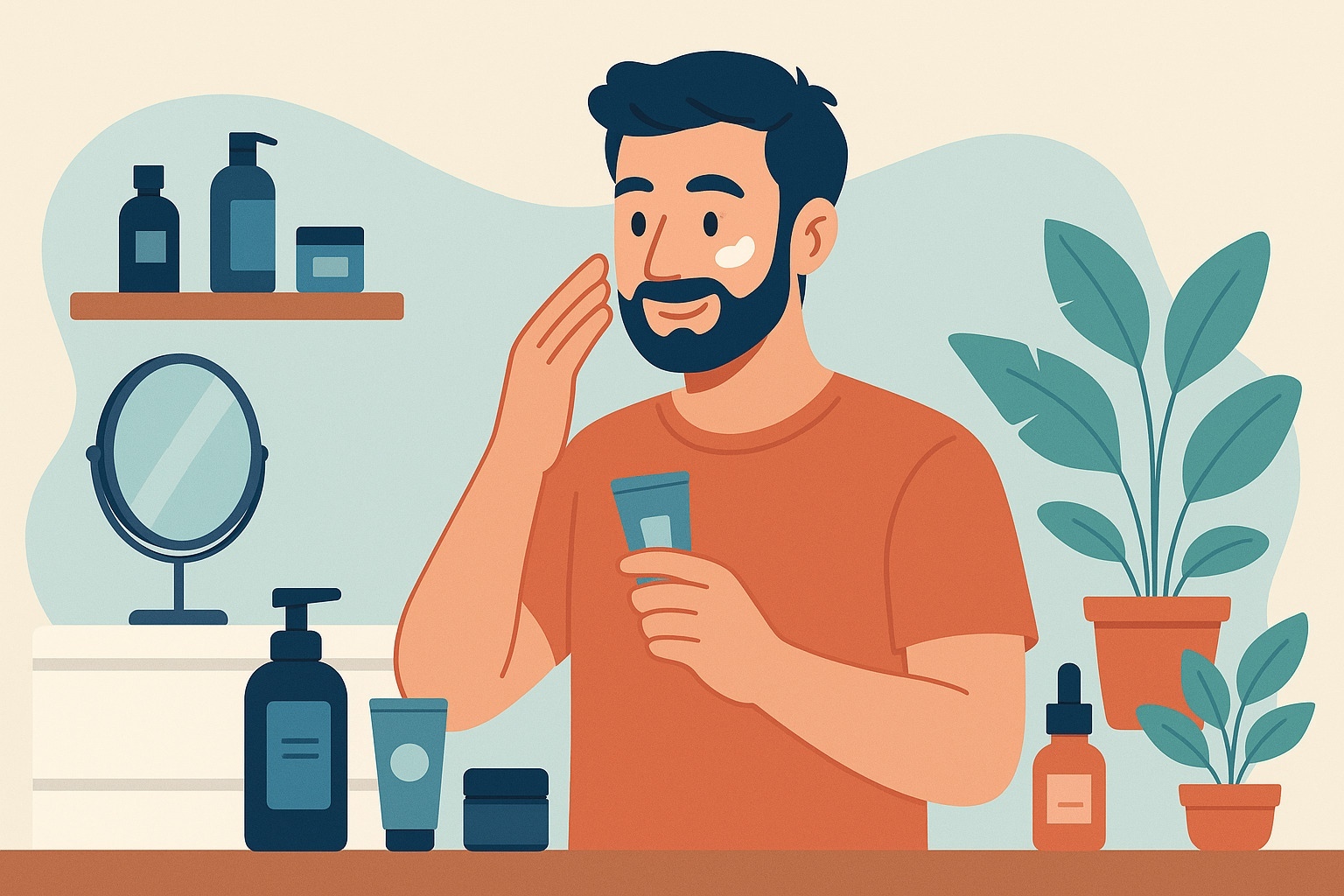 Мужчины покупают косметику