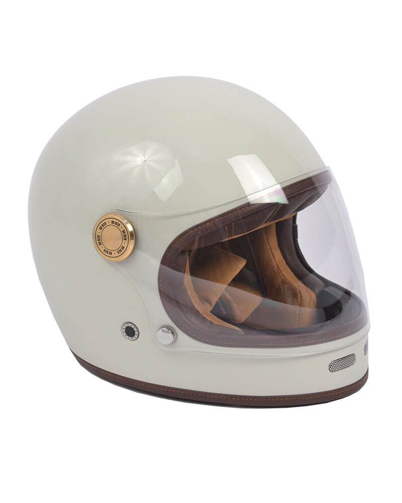 Мотошлем-интеграл BY CITY ROADSTER II 22.06 Cream, кремовый — примерка на Лиговском, 50Ф