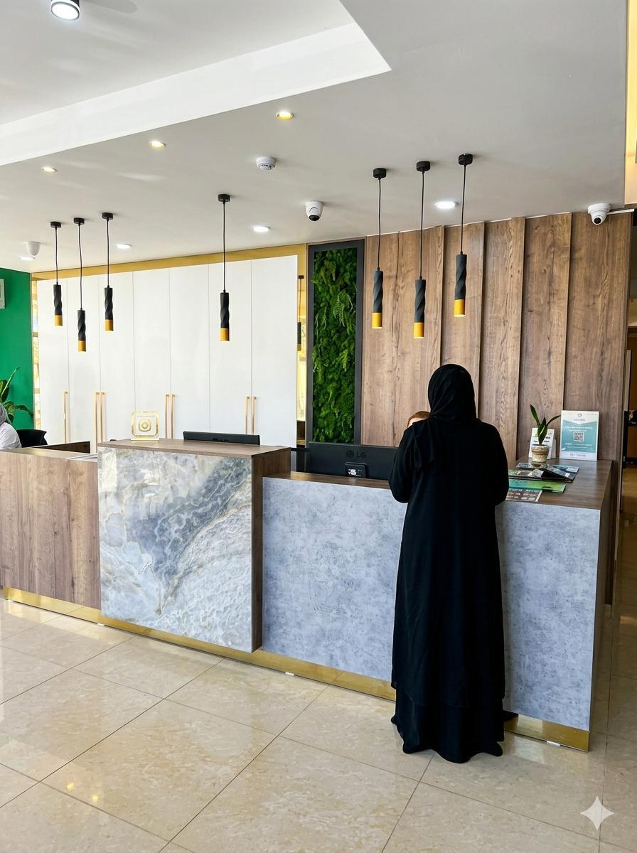 Ресепция клиники профессора Азизова