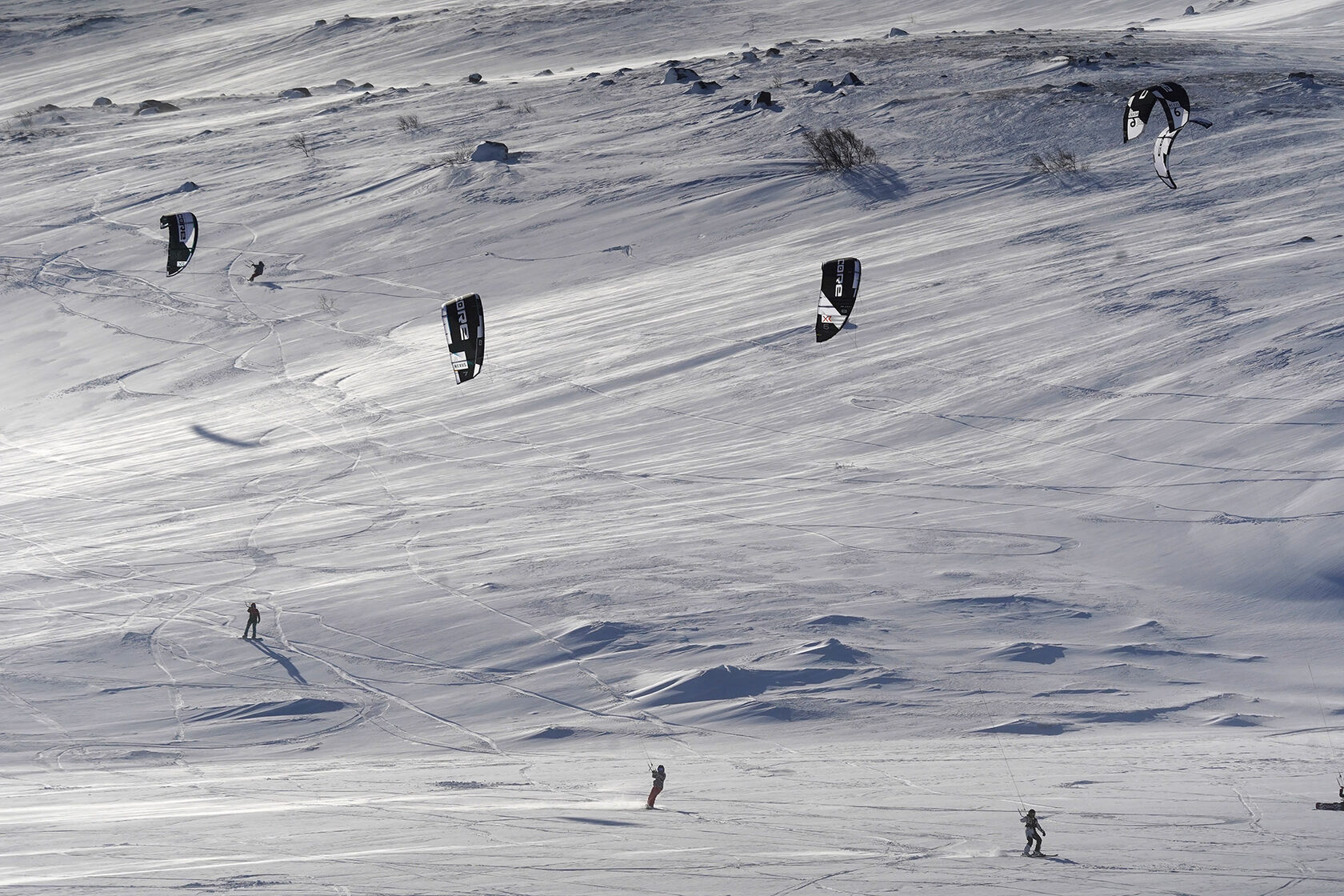 Сноукайт тур в Териберке.