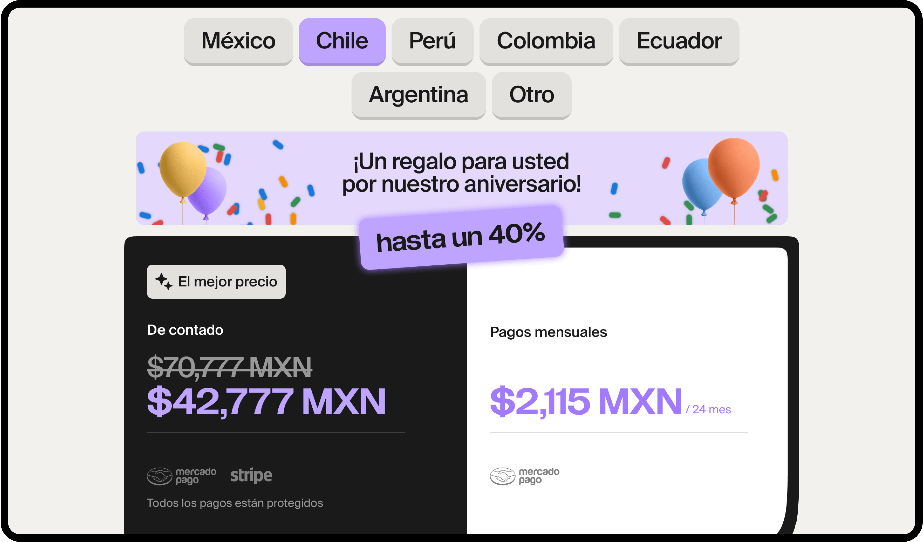 Tripleten Latam website screenshot — design and development by Curves Digital