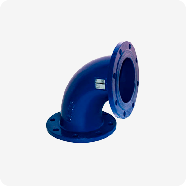 Чугунные отводы - фланцевые