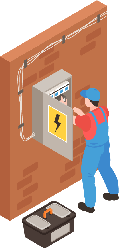 подключение вывески к электричеству