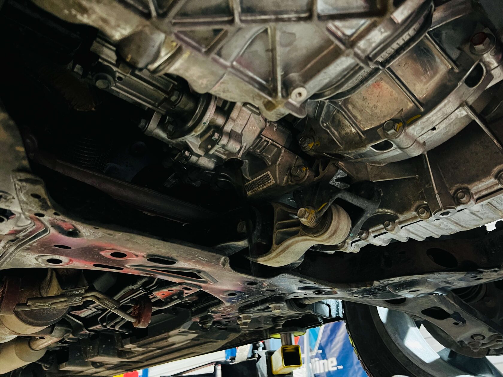 Слив старого масла с переднего редуктора Haval Dargo X