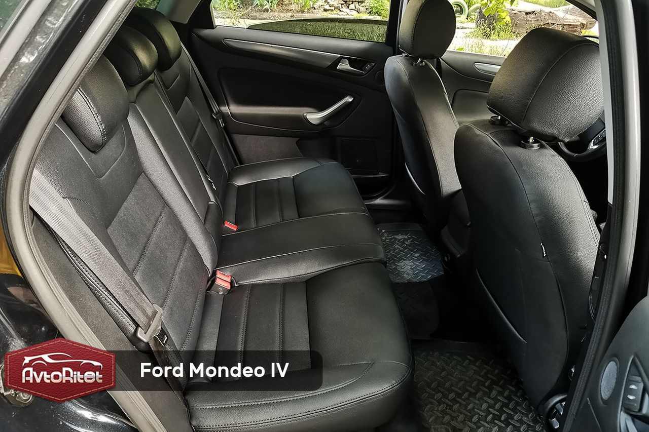 Каркасные чехлы на сиденья Ford Mondeo 4, модельные из экокожи, фото  салона, заказать с установкой, отзывы