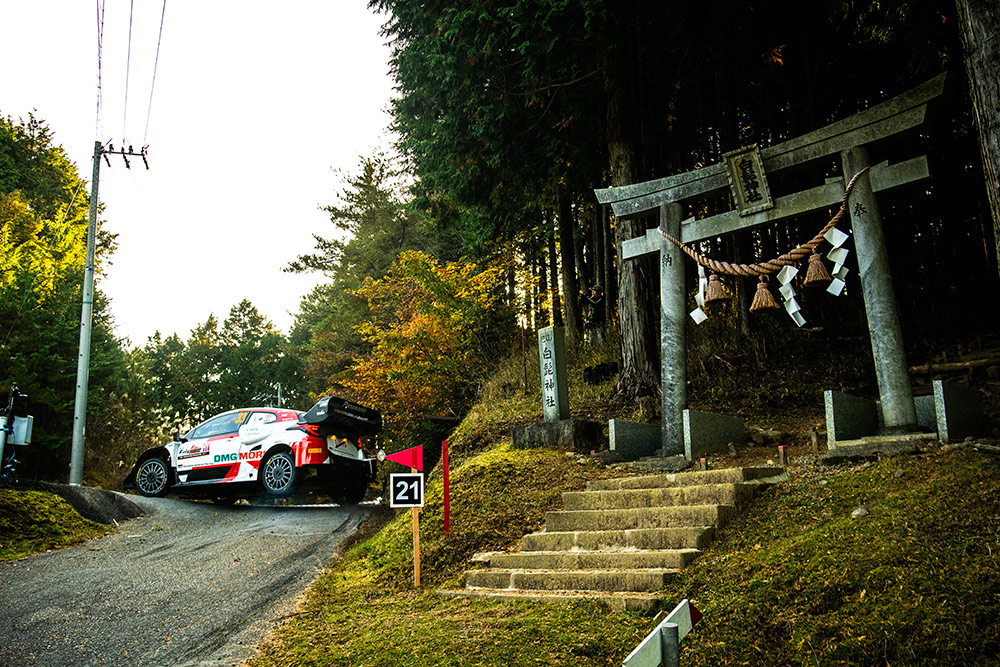 Элфин Эванс и Скотт Мартин, Toyota GR Yaris Rally1 (A-6630), ралли Япония 2022