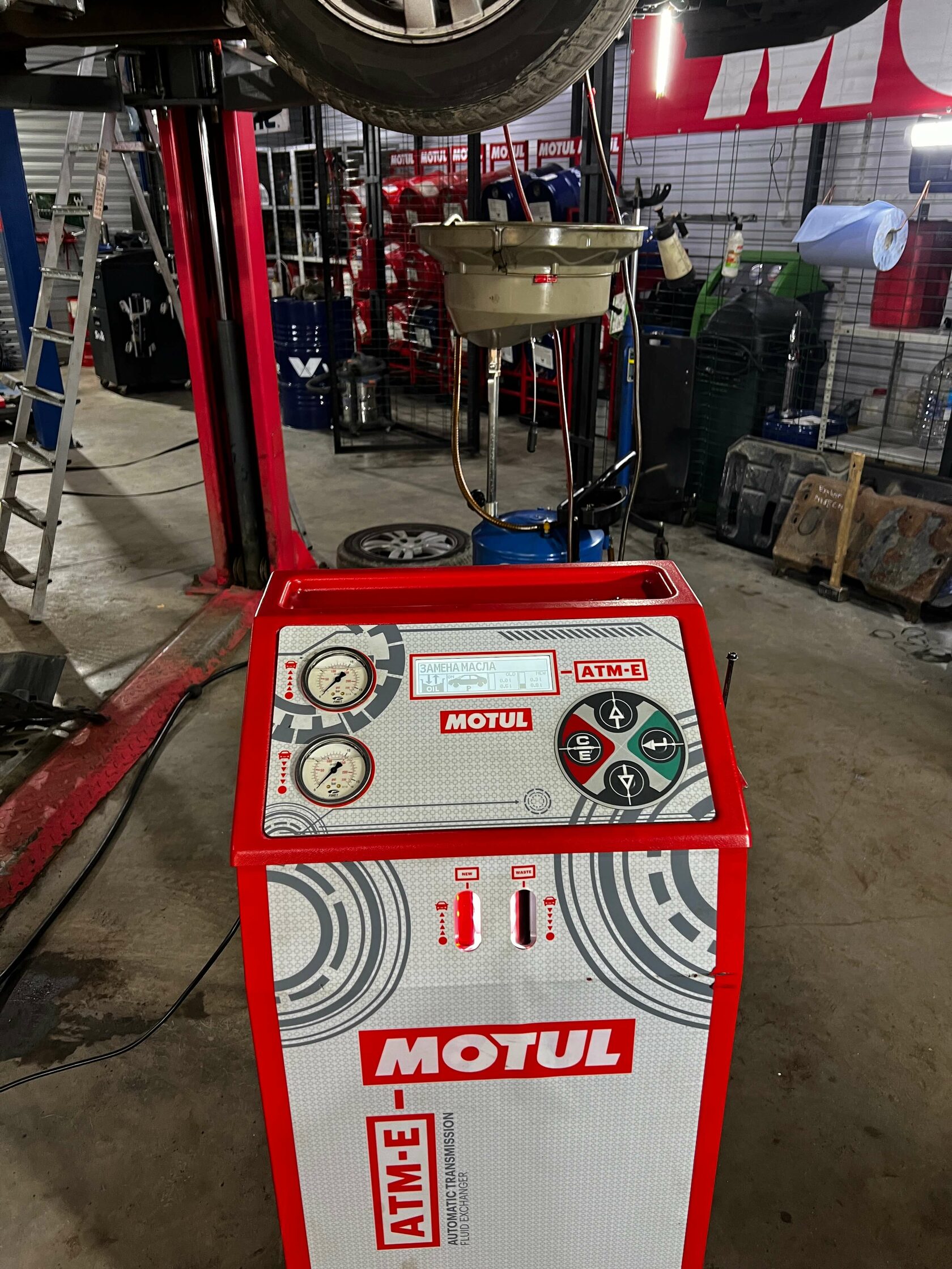 Аппаратная замена масла в АКПП Aveo