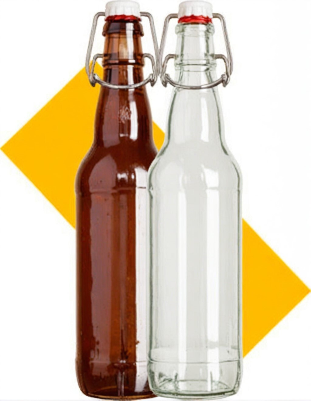 Уход за бугельной бутылкой для пива с крышкой