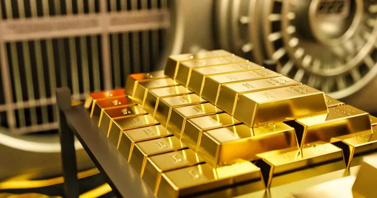 gold bars stacked on each other