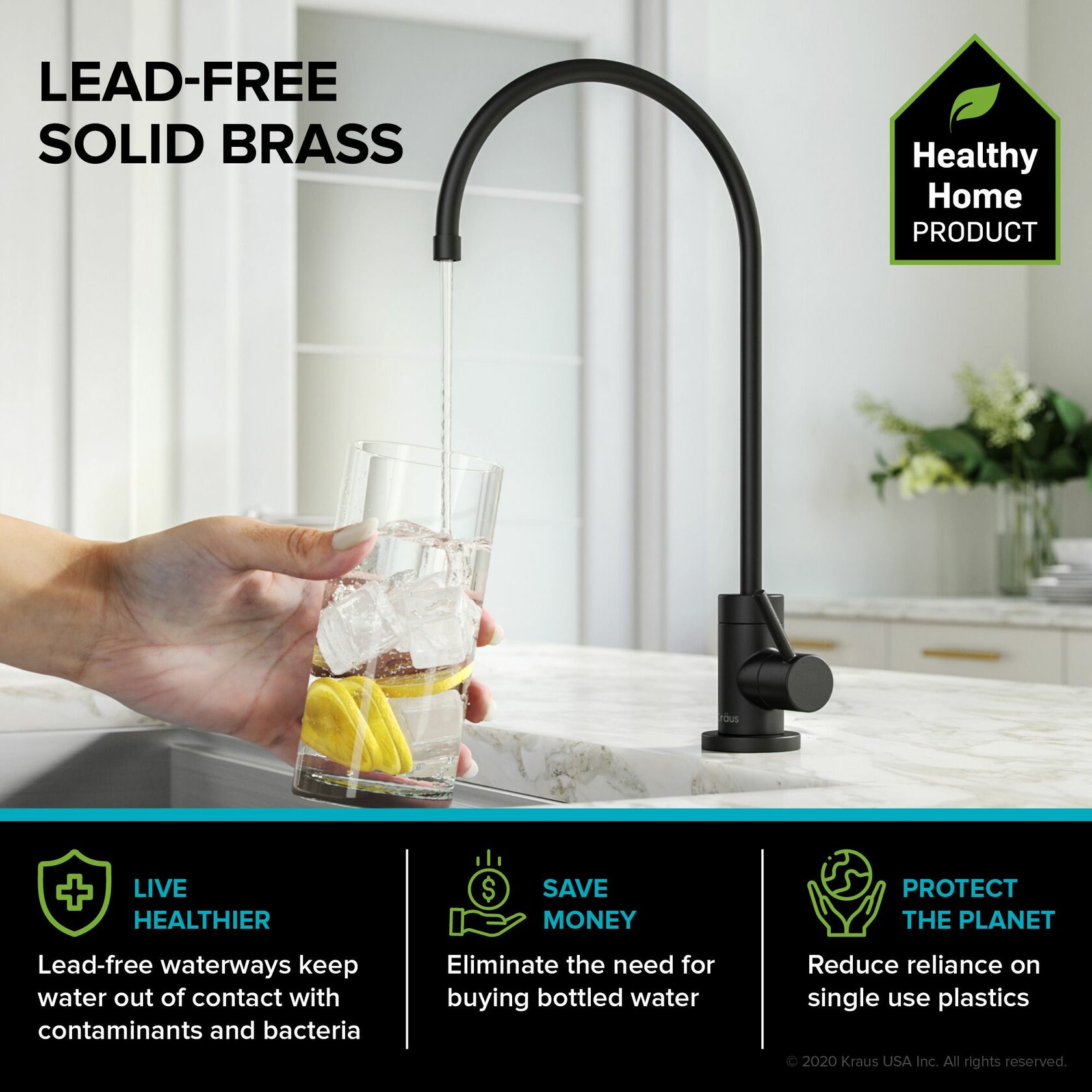 Кухонный смеситель Kraus FF-100MB - изображение 7