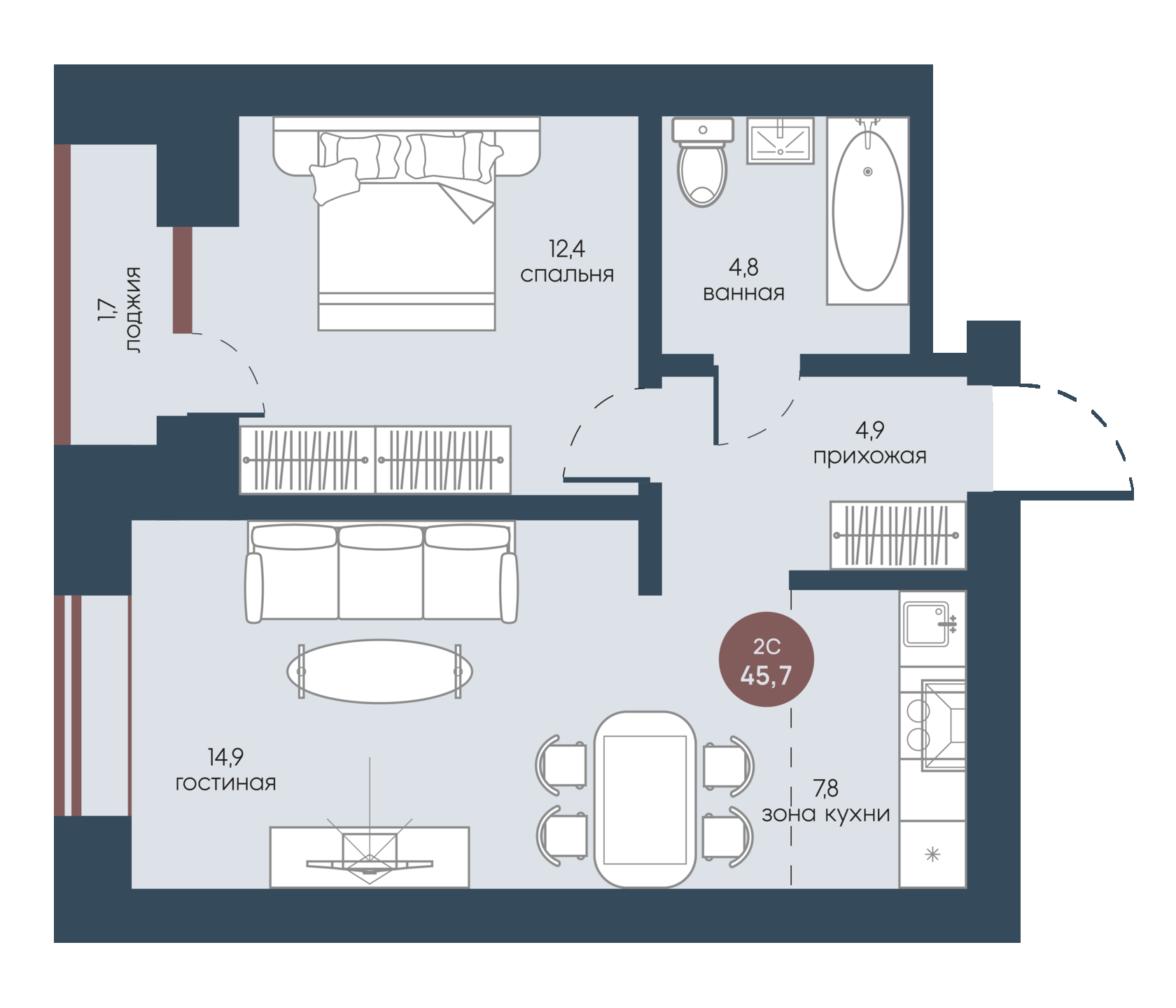 Жилой модуль в Белореченск планировка Жилой модуль в Белореченск планировка