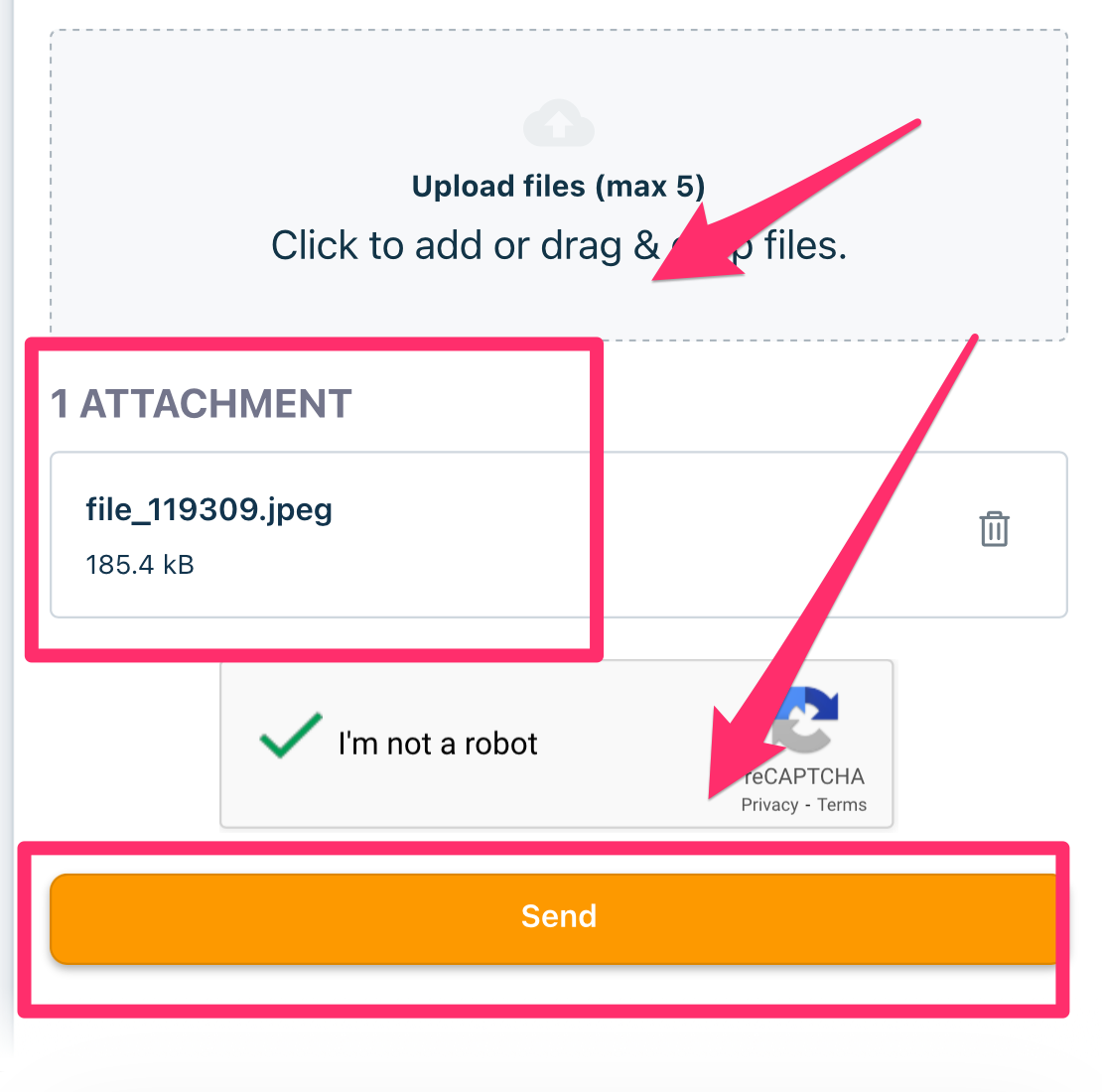 Шаг 4 - Заполнение формы