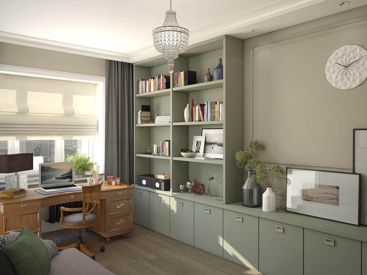 Дизайн спальни-кабинета ( фото) - оригинальные идеи оформления интерьера