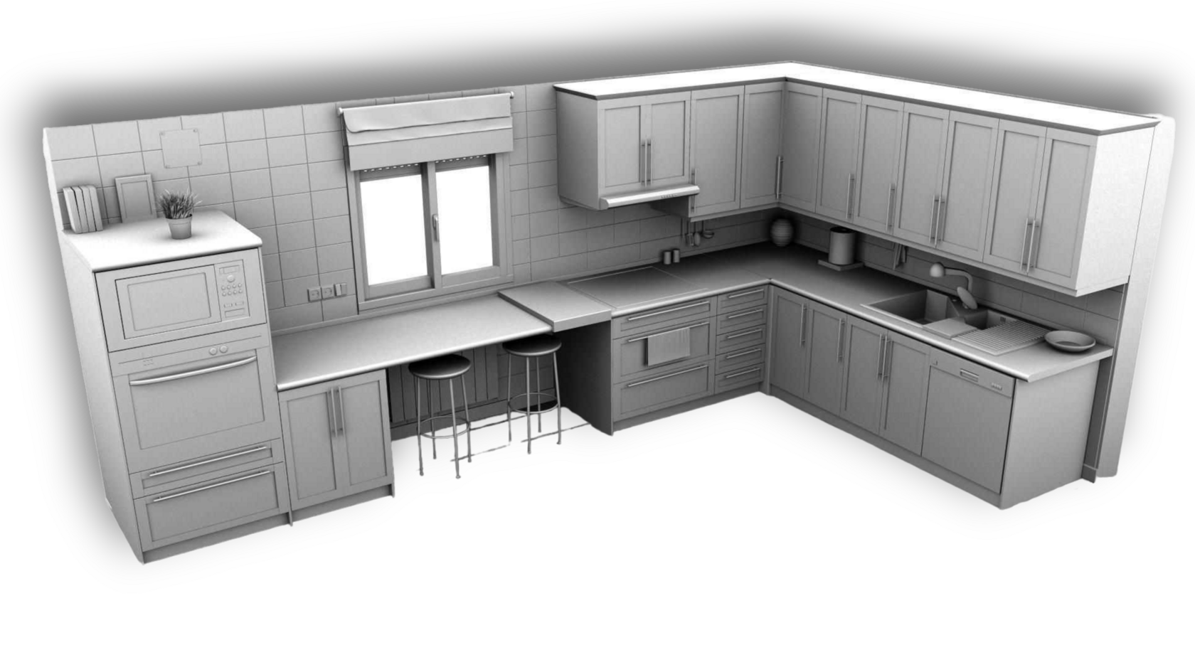 Вы можете заказать кухню при выезде дизайнера, а можете самостоятельно спроектировать кухню в нашем конструкторе.