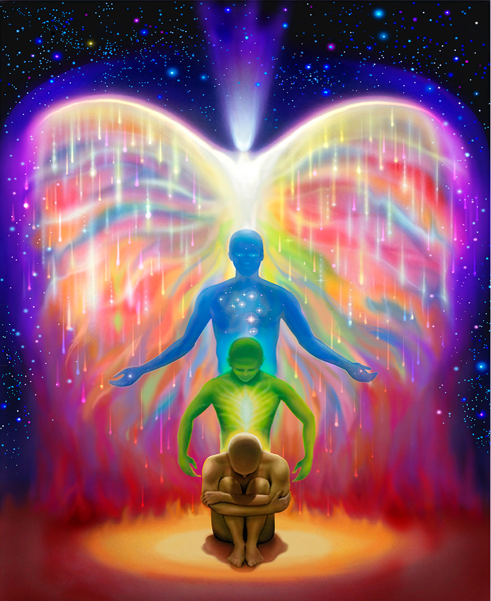 Духовный карм. Энергия человека. Единство духа души и тела. Энергетические существа. Эзотерика человек.
