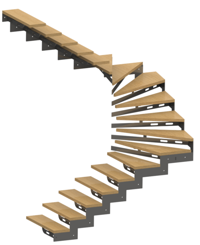 Модульный каркас лестницы. Лестница на косоурах деревянная. Косоур деревянный. Лестница на двух металлических косоурах. Эффект ступеньки