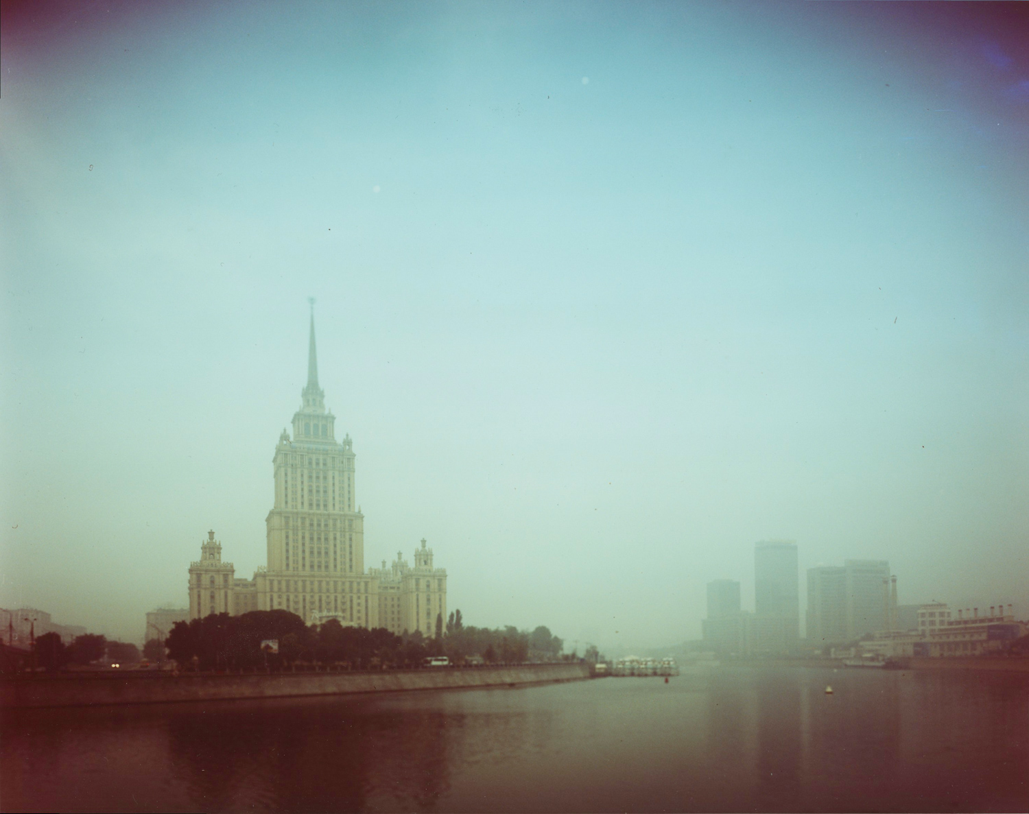 Hotel Ukraina. Moscow. 2010. Color Negative 4×5 inch.