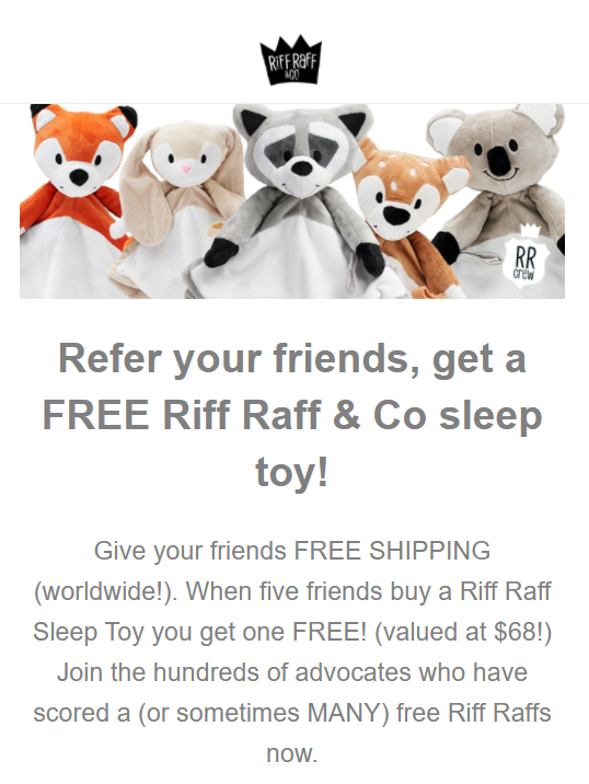 Реферальная программа Riff Raff