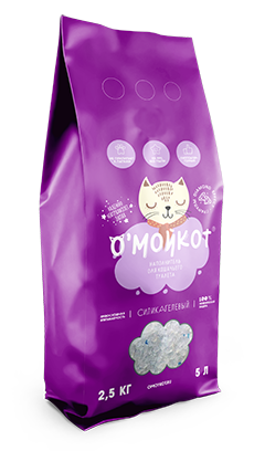 Силикагелевый кошачий наполнитель