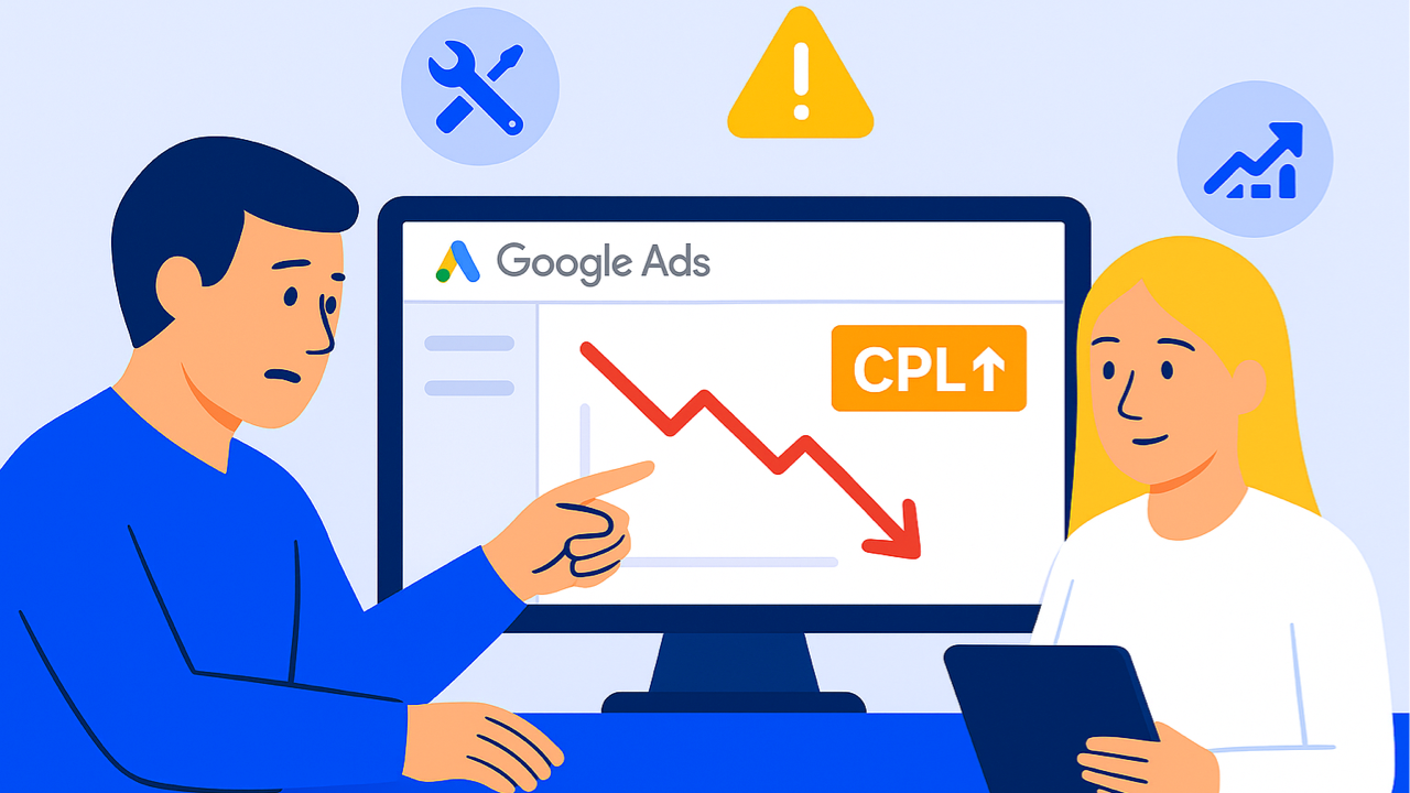 Разбор почему подает конверсия Google Ads