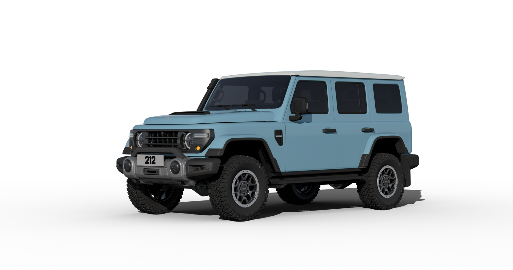 212 T01 Changfeng на колёсах 285/70 R17