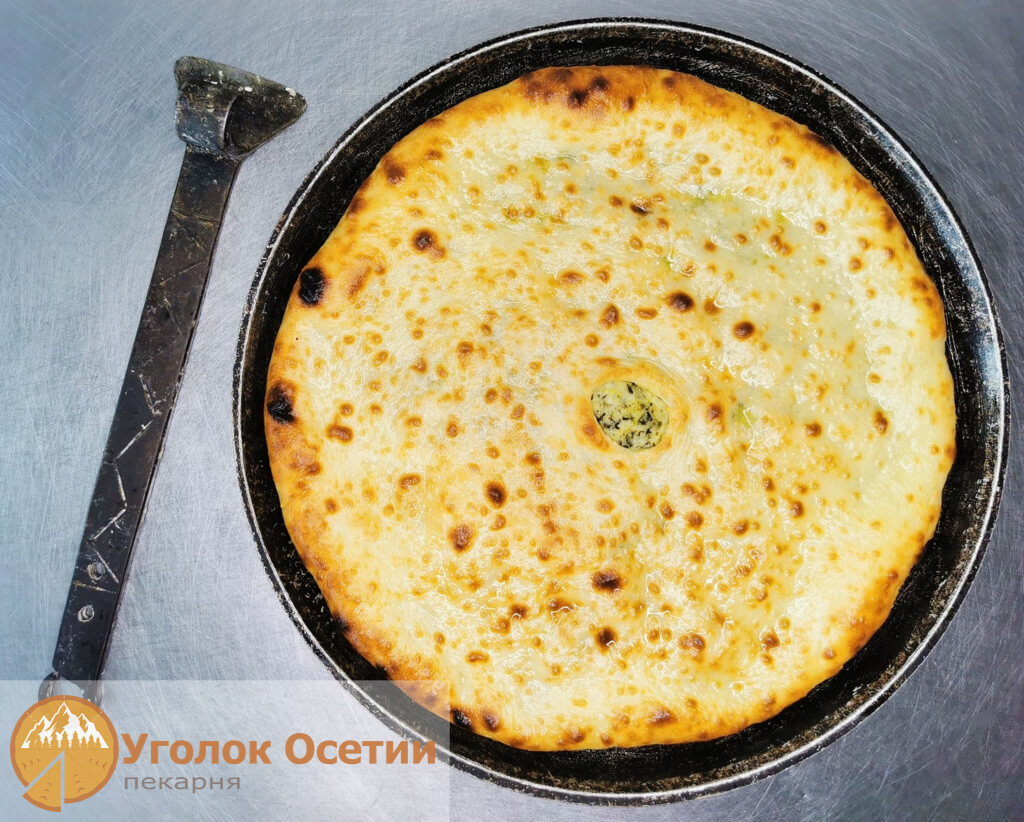 Пирог осетинский с мясом и картошкой в духовке пошаговый рецепт с фото