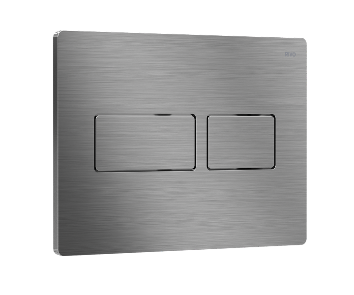 Панель смыва RIVO Touch Line Черный глянец