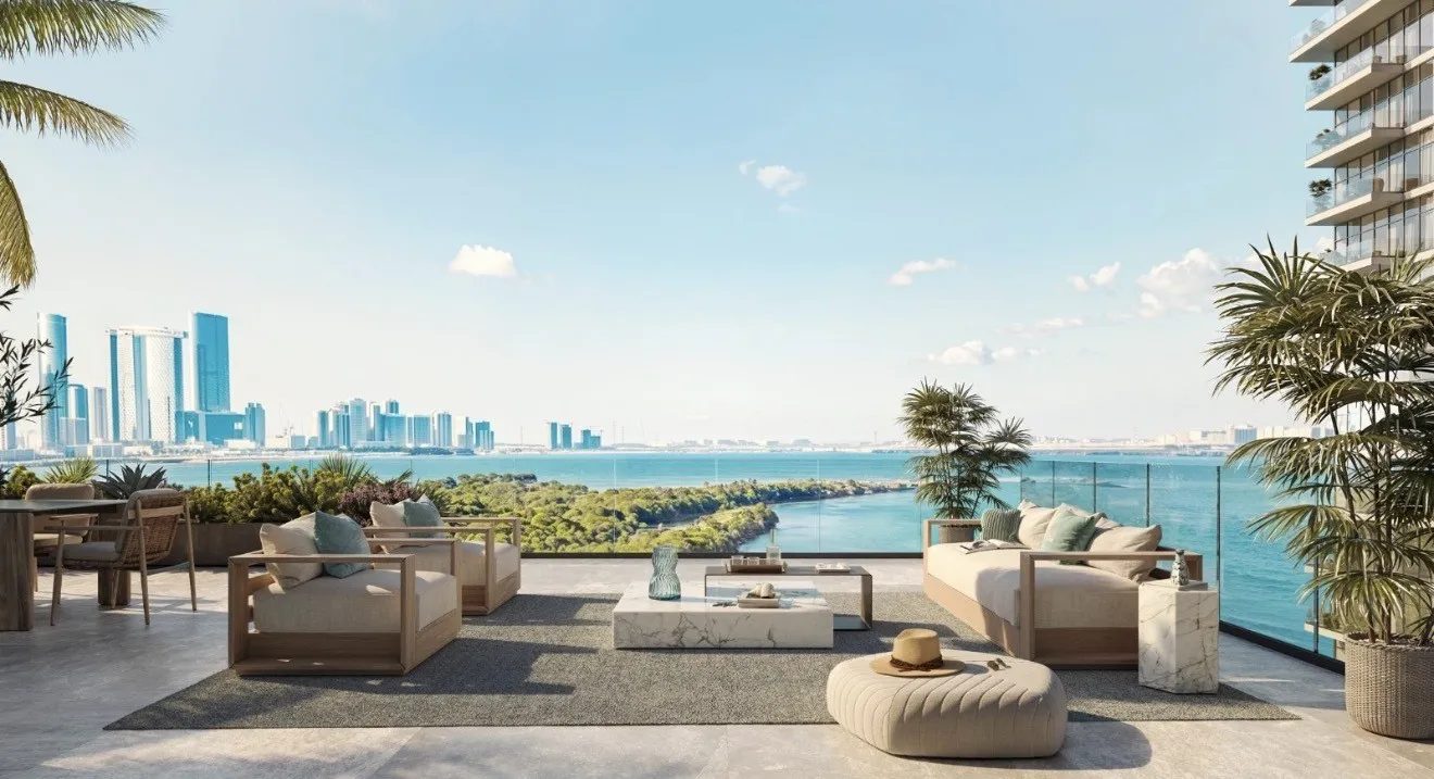 Private terrace with sea views