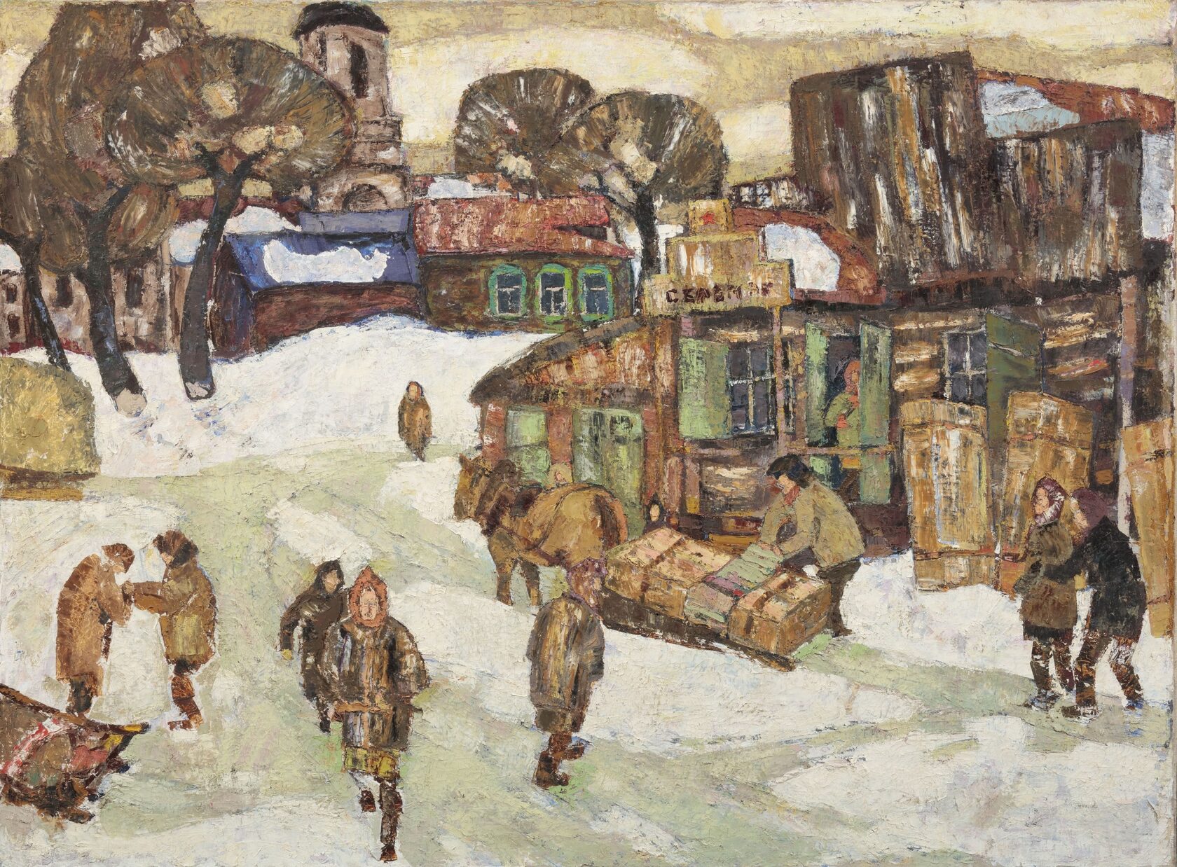 Сельмаг. 1960-е 