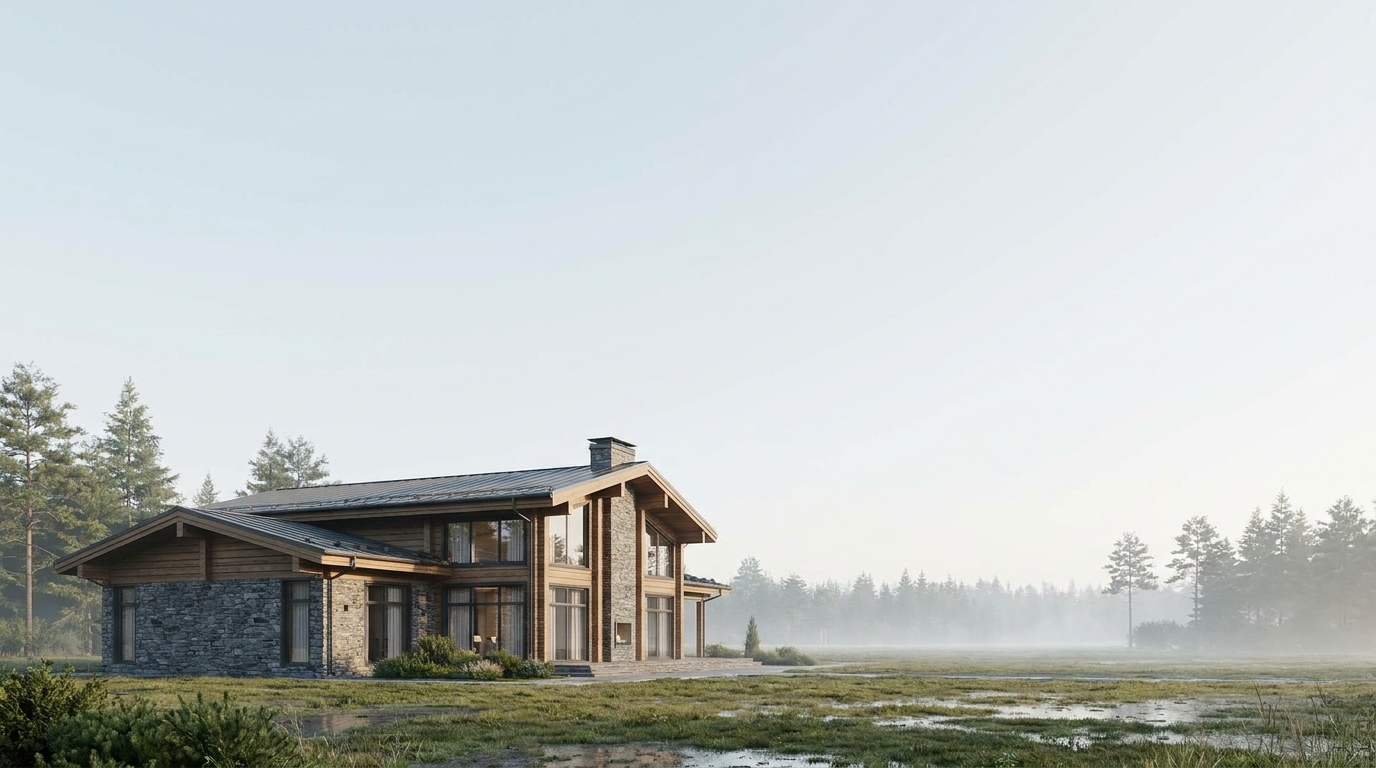 Загородный дом в Ленинградской области для постоянного проживания