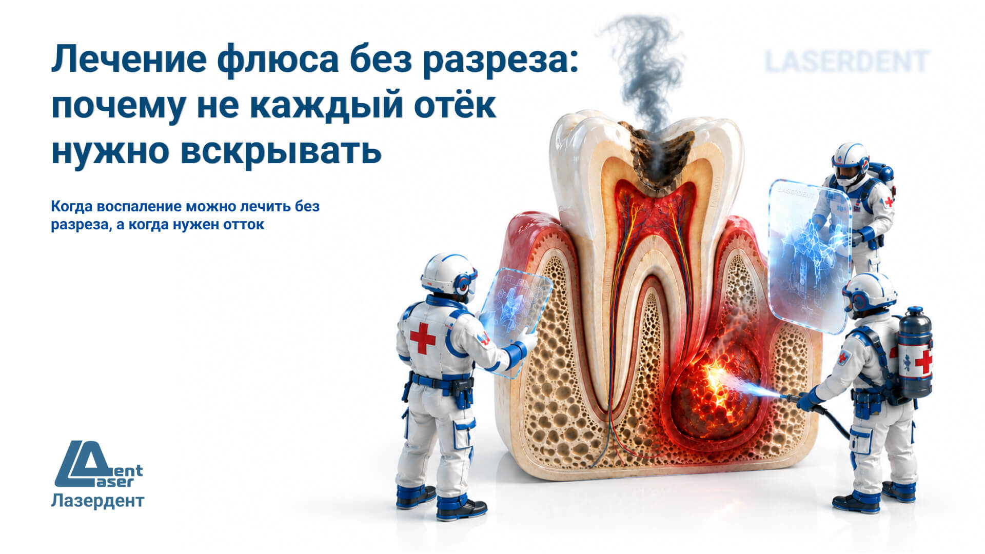 Лечение флюса без разреза Хабаровск