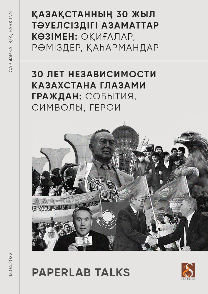 Презентация исследования «‎30 лет независимости Казахстана глазами граждан:  события, символы и герои»