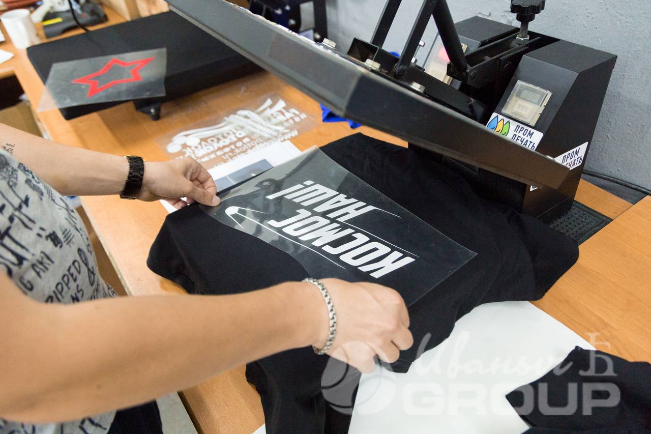 Термотрансферная печать на футболках