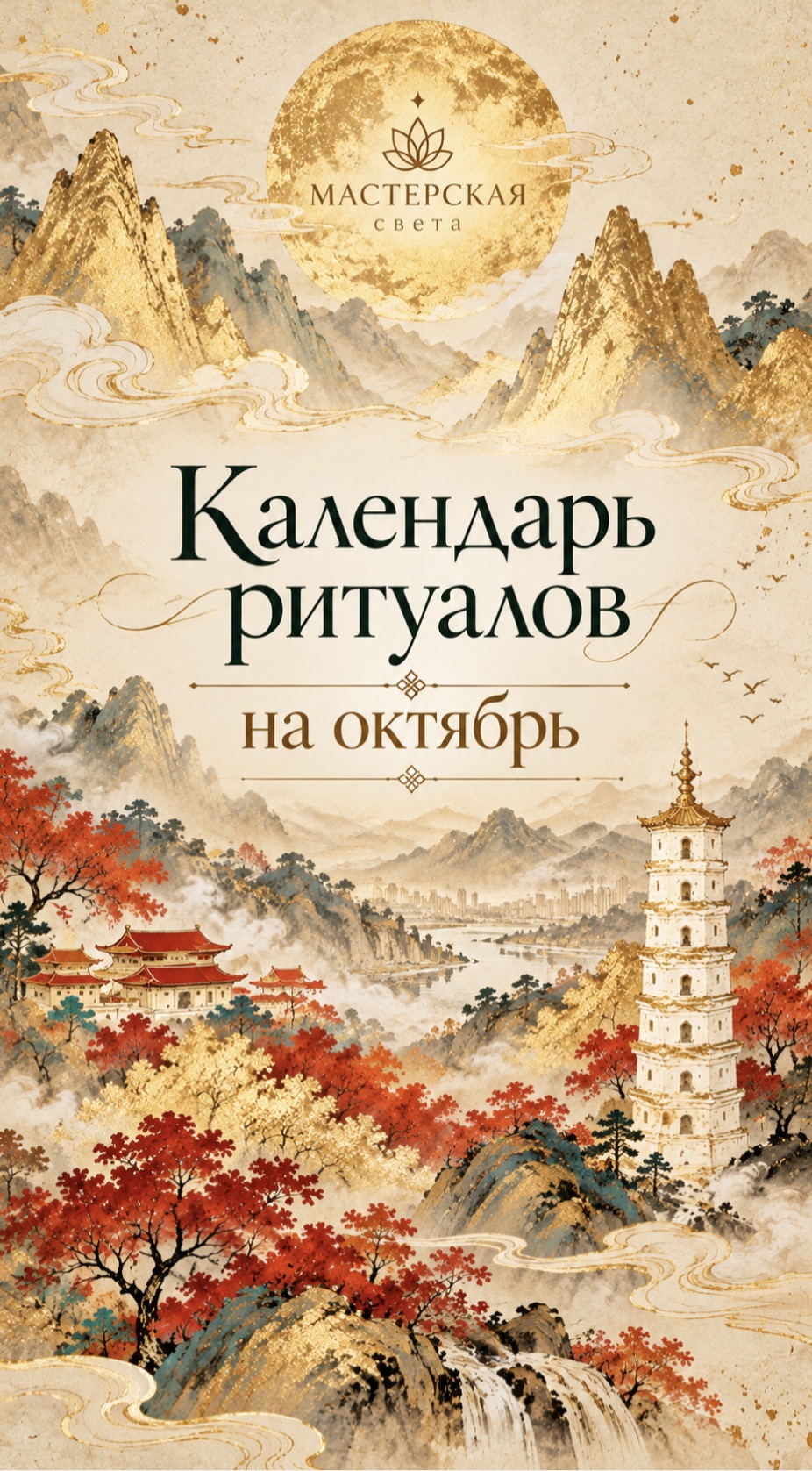 Обложка альманаха Календарь ритуалов на октябрь