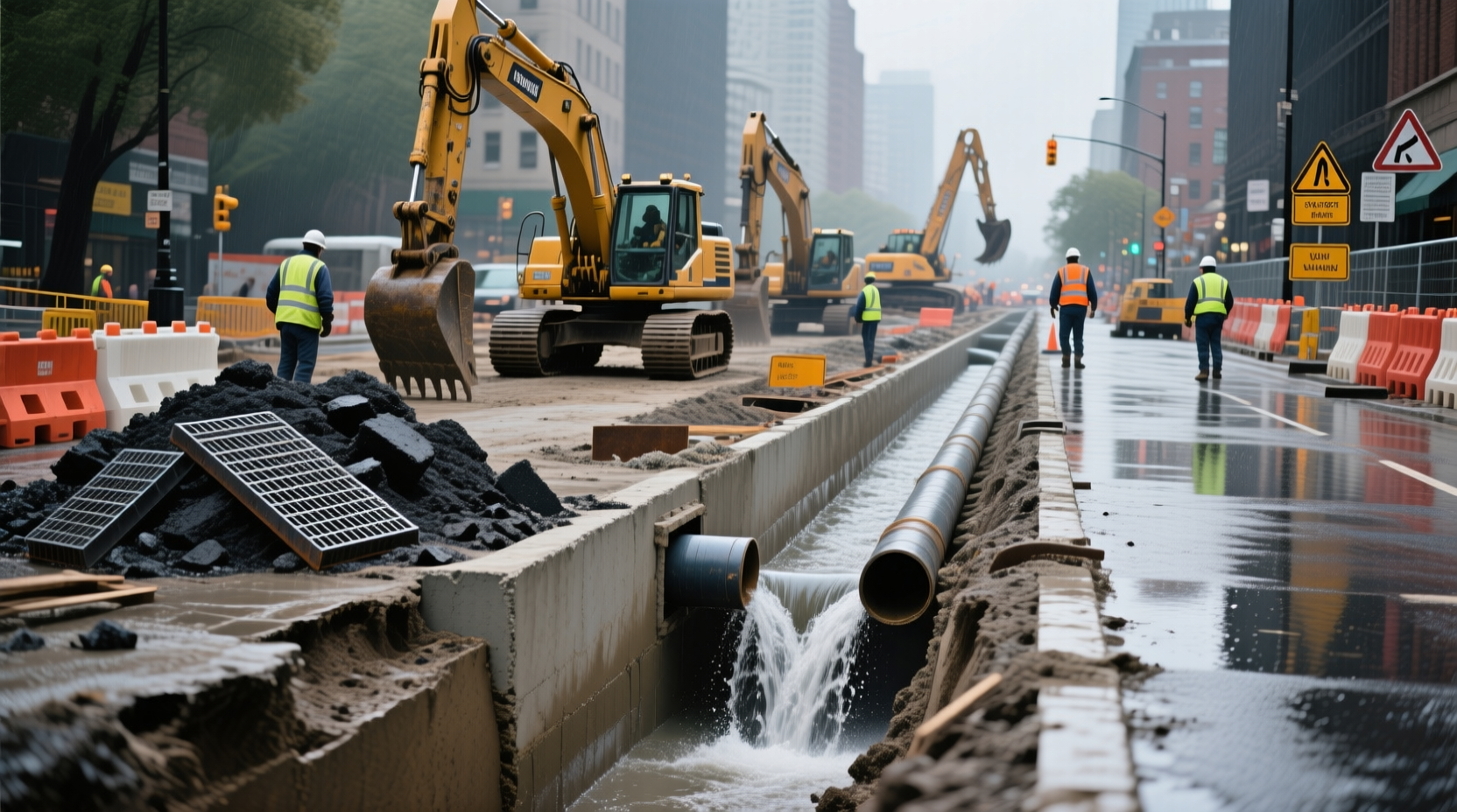 Технические правила капитального ремонта, водоотвод.