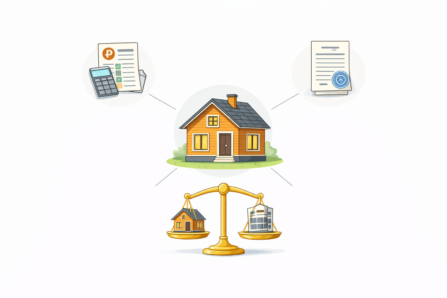 Кадастровая стоимость дома — значение, применение и отличие от рыночной стоимости