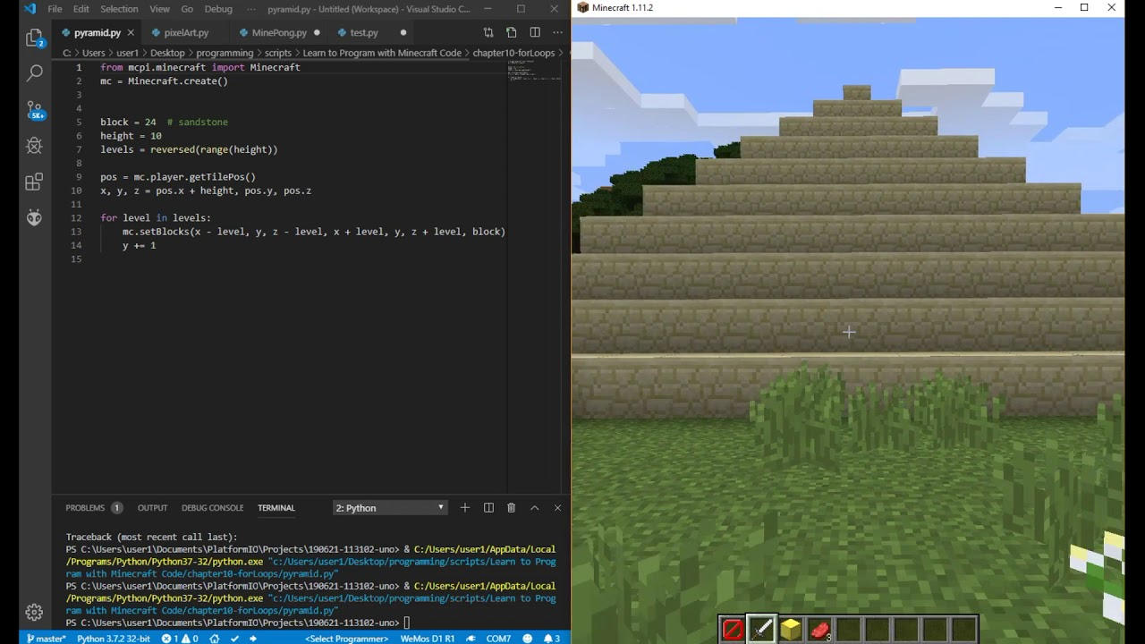 Minecraft + Python