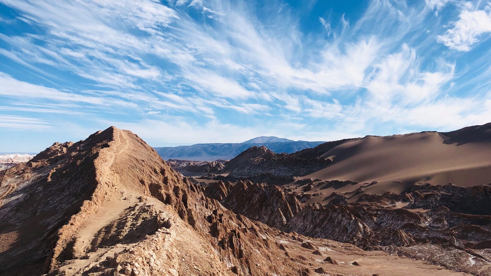 Пейзаж пустыни Атакама