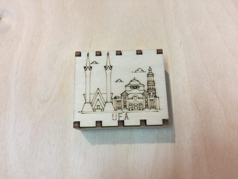 Спички сувенирные на магните города России - Уфа