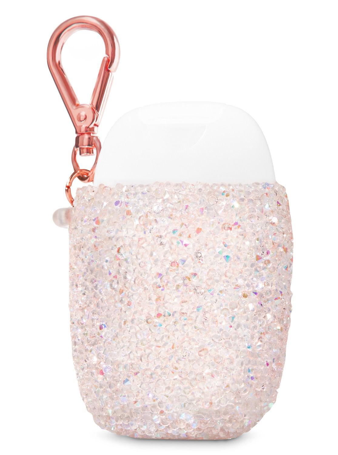 Bath and Body Works PocketBac Holder Rose Gold Sparkle Gem Bath and