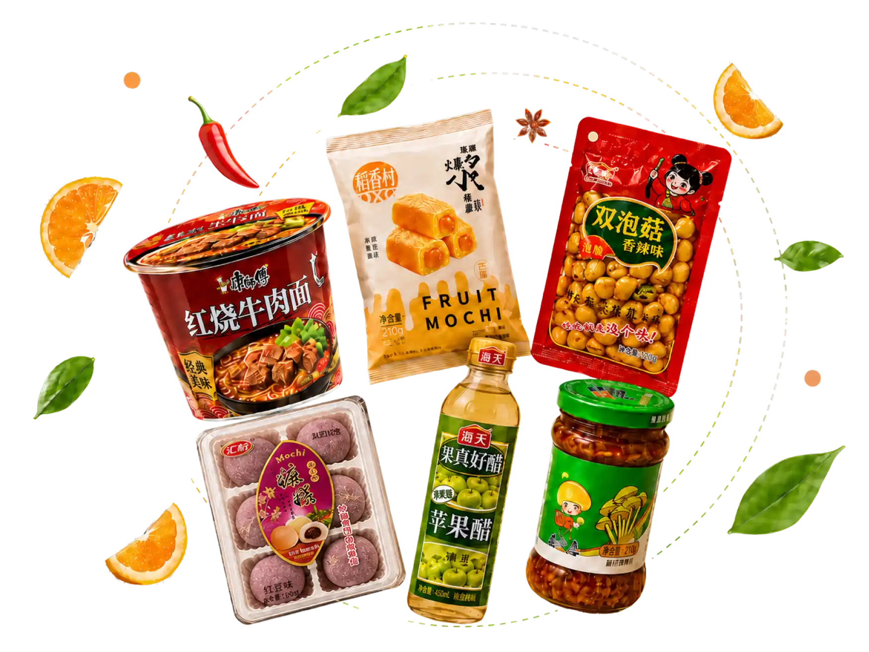 Китайские продукты оптом