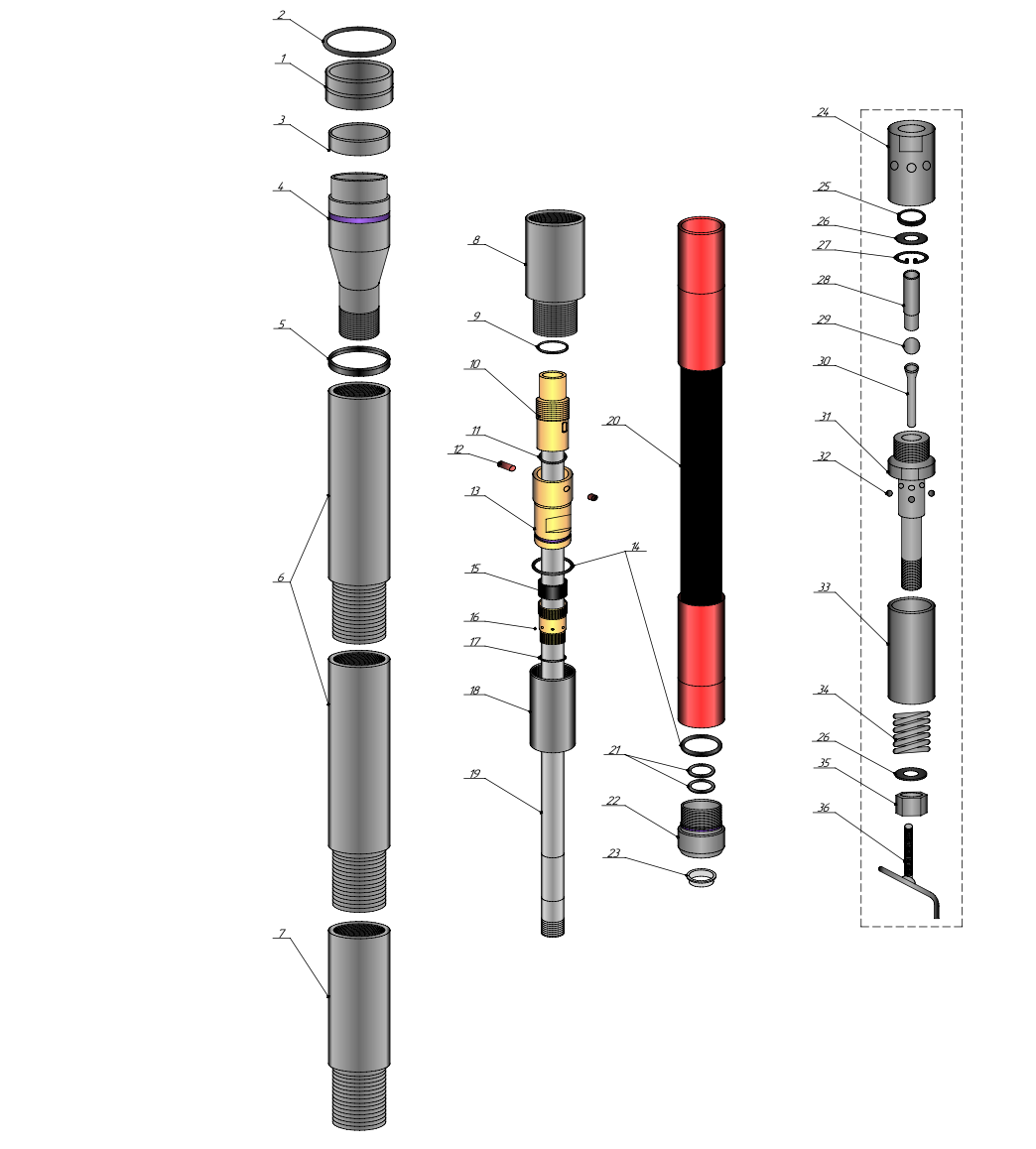Гидрогеологический пакер HQ и PQ