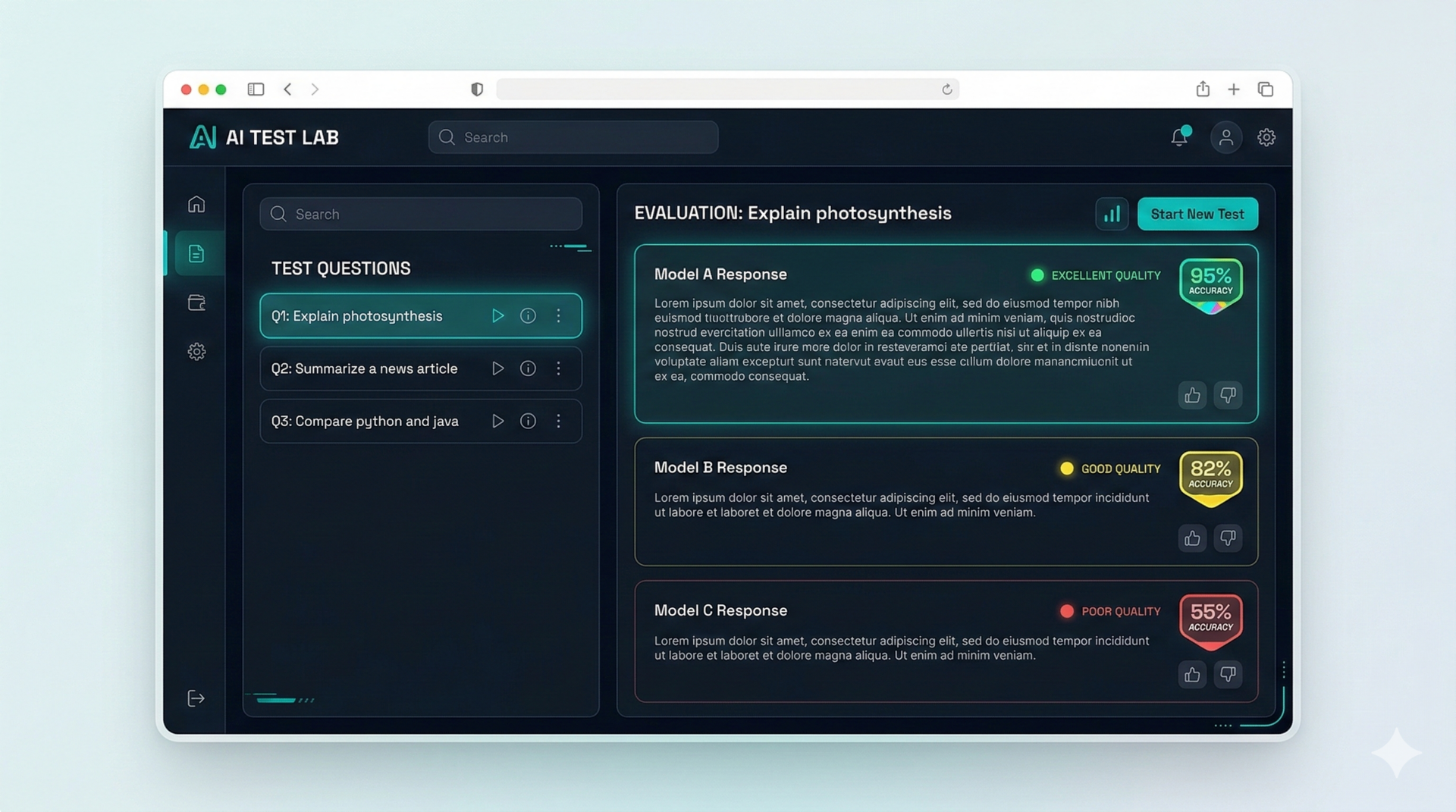 Проверка качества ответов