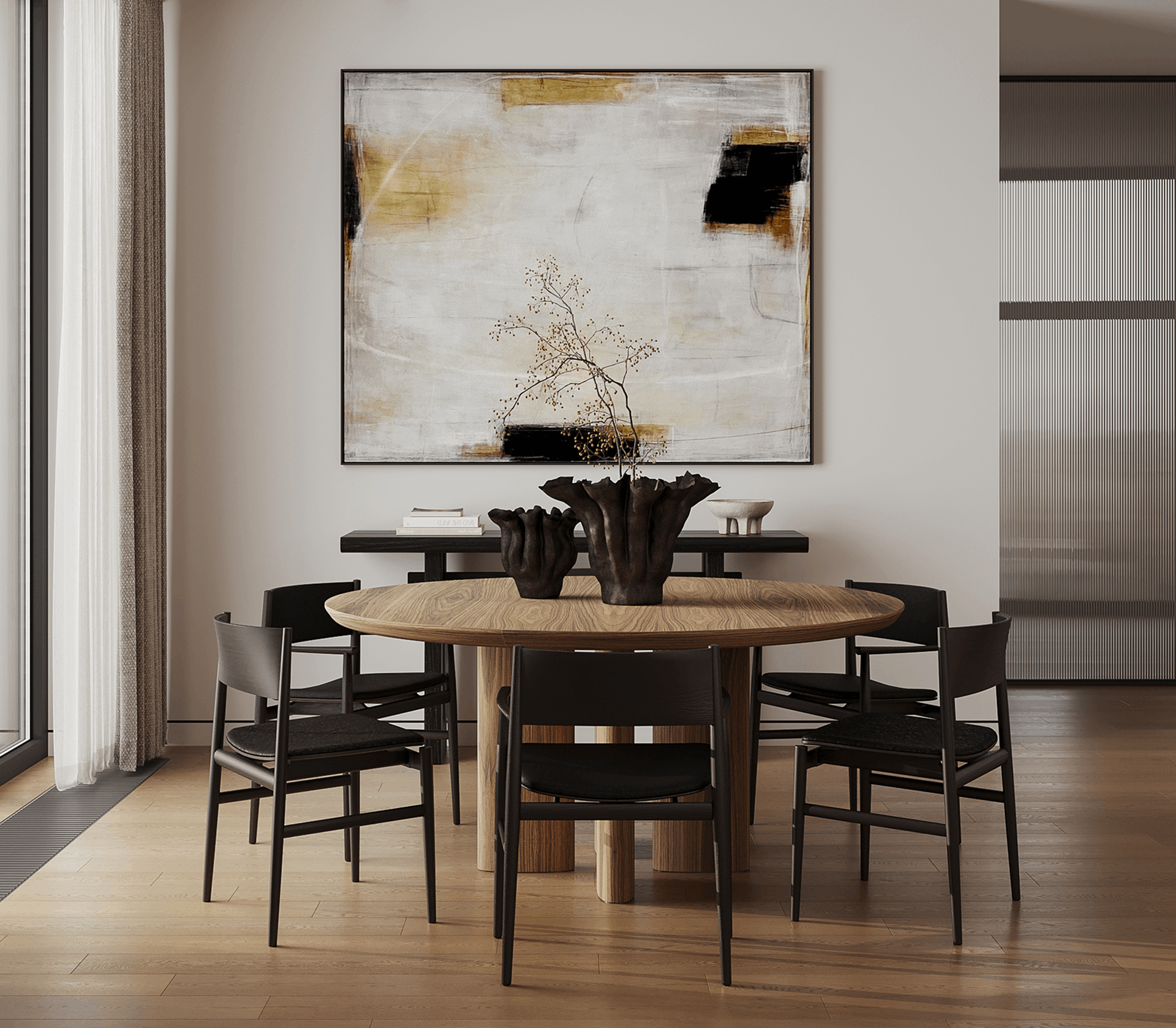 дизайн современной столовой в доме