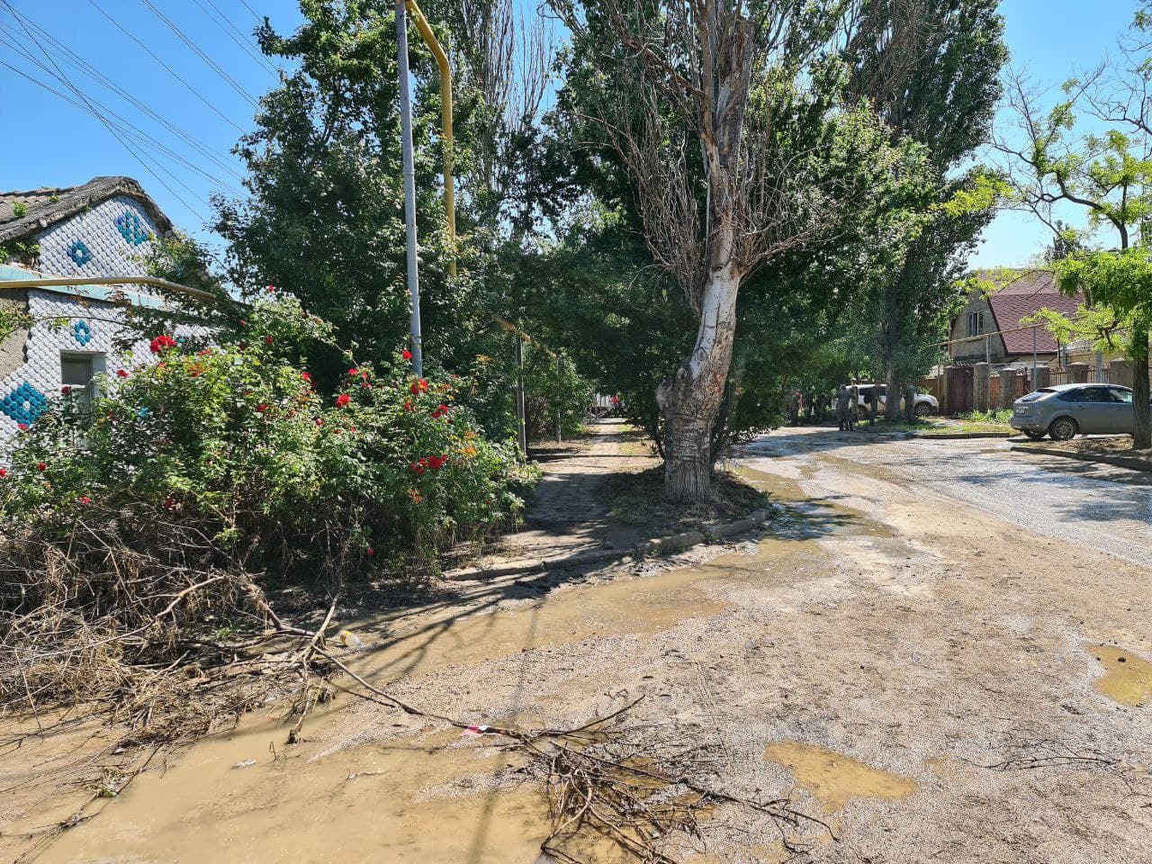 Как в Крыму спасались от большой воды